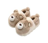 RGZFYH Chaussons Pantoufles Mignonnes en Forme d'ours Polaire pour l'hiver, Pantoufles Chaudes en Fourrure d'animaux, Pantoufles Confortables et Douces en Peluche, Confortables pour Couple Slippers