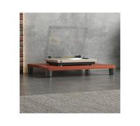 RGZFYH Meuble HiFi Meuble HiFi for Composants Audio/vidéo, Meuble de Rangement multimédia Moderne, Support Audio en Bois, Tour for Lecteur CD, for Salle d'enregistrement de Jeux TV(Brown,1 Tier)