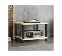 RGZFYH Meuble HiFi Meuble HiFi for Composants Audio/vidéo, Meuble de Rangement multimédia Moderne, Support Audio en Bois, Tour for Lecteur CD, for Salle d'enregistrement de Jeux TV(Natural,2 Tier)