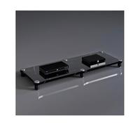 RGZFYH Meuble HiFi Meuble multimédia AV Home Cinéma Rack audiovisuel Tour Meuble de Rangement multimédia Absorbant Les Chocs for Lecteur DVD CD Console de Jeux TV(Multi-Colored,1 Tier)