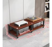 RGZFYH Meuble HiFi Support Tour for équipement Audio et vidéo, Meuble HiFi Moderne for Composants stéréo, Platine Vinyle, amplificateur, récepteur, étagère for Console de Jeux TV(Wit,2 Tier)