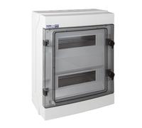 RH-24 DISTRIBUTEUR PLASTIQUE NT 24M 2X 12M N+PE IP65 IK07 36.24