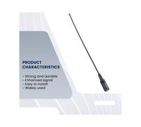 RH-771 NA-771 Paire Bande VHF / UHF BNC Talkie Walkie Tenu dans la Main Antenne Radio pour UV-5R