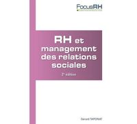 RH et management des relations sociales - Gérard Taponat - Studyrama Eds - broché - Etude