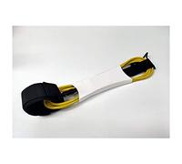 RH-HPC Laisse de Surf 9ft 7mm de Planche de Surf en Corde de Surf enroulé Corde de Surf de Corde pour Longboard Sup Laisse (Color : Yellow)