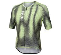 rh+ Maillot manches courtes Piuma Print vert néon