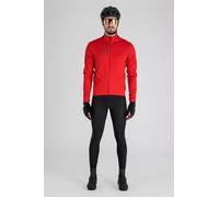 rh+ Stylus Veste softshell thermique pour homme, rouge code/noir/refex, 3XL