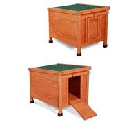 RH10017 Habitat en Bois pour Petit Animal 43 x 43 x 52 cm