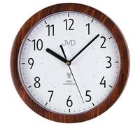 RH612.9 JVD R Horloges Radio-pilotées Noyer horloges murales