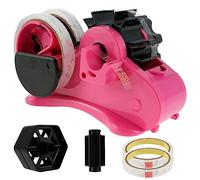 RHAIQBVC Distributeur de ruban adhésif thermique portable pour transfert de chaleur (rose avec 2 rubans)