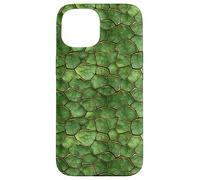 Rhapsodie reptilienne en écailles Vertes Coque pour iPhone 15