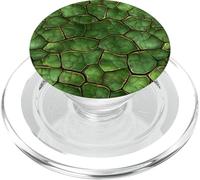 Rhapsodie reptilienne en écailles Vertes PopSockets PopGrip pour MagSafe