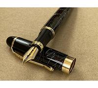 Rhapsody Jinhao x450 Stylo-plume à pointe moyenne fine de 0,5 mm (lignes noires et blanches)