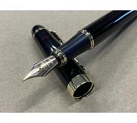 Rhapsody Jinhao X450 Stylo-plume à pointe moyenne fine de 0,5 mm (rouge rubis profond)