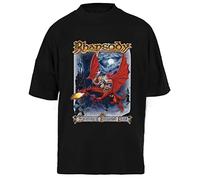 Rhapsody - Symphonie des Terres Enchantées T-Shirt Unisexe Noir Baggy Tee pour Hommes Femmes