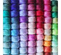 Rhapsody Taille 8 Coton perlé # 8 fils de Crochet Perle en coton égyptien, broderie Double mercerisé, couture Wild Orchid