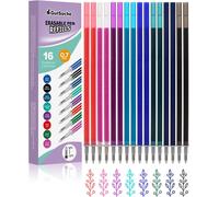 Rhaul-16 Mines De Rechange Effaçables Colorées - Compatible Avec Legami - Mines 0,7 Mm À Encre Thermosensible - Idéal Pour Notes/Croquis/Planning/Journal [8 Couleurs]
