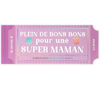 Rhaul-Legami - Bloc De 24 Bons Pour Les Mères En Français, Avec Des Activités À Faire En Famille, Coupons Avec Perforation Pour Les Déchirer, Idée Cadeau, Thème De La Mère, 20,3 X 8,4 Cm