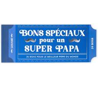 Rhaul-Legami - Bloc De 24 Bons Pour Les Papas En Langue Français, Avec Des Activités À Faire En Famille, Coupons Avec Perforation Pour Les Déchirer, Idée Cadeau, Thème Des Papas, 20,3 X 8,4 Cm