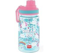 Rhaul-Legami - Gourde Pour Enfant, Légère, Fermeture Hermétique, Sans Bpa, 400 Ml, Thème Licorne