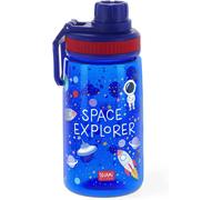 Rhaul-Legami - Gourde Pour Enfant, Légère, Fermeture Hermétique, Sans Bpa, 400 Ml, Thème Space