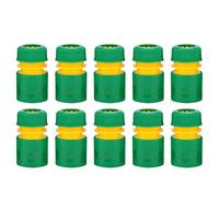 Rhawuy 1/2 inch Garden Hose Quick Connectors | 10 Pack PP Plastic Thread Joint for Water Purifier/Car Wash/Irrigation | Effortless Push & Pull Installation, Sturdy Tap Water