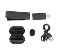 Rhawuy 2.4Ghz Wireless Mini Lavalier Microphone Noise Reduction for Live Streaming Interview Broadcast (Interface Type-C Standard)