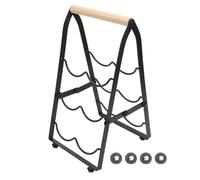 Rhawuy 3 Tier Wine Rack | Foldable Bottle Stand for Countertop