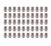 Rhawuy 3mm LED Holders 50PCS | Copper Metal Lampholder Base for LED Illumination | DIY Electronics/Circuit Projects/Lamp Making | Sturdy & Easy Install Emitting Diode Accessories