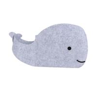 Rhawuy Bac de rangement en feutre Forme de baleine |Panier polyvalent mignon de dessin animé pour jouets/livres/vêtements |La conception pliable permet d'économiser de l'espace |Matériau (Grise)