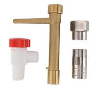 Rhawuy Brass Quick Coupler Sprinkler Key | G3 / 4 Quick Connect Valve for Garden Hose/Underground Irrigation | Sturdy Brass & Stainless Steel Construction | Weatherproof Design