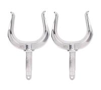 Rhawuy Dame de nage Robuste en Acier Inoxydable 316 |Verrouillage Universel de rangée de Bateau à Arbre de 1/2 Pouces |Verrouillage de Rame protégé pour Kayak/canoë/dériveur |Paquet de