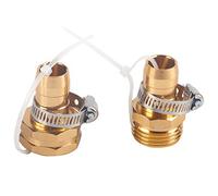 Rhawuy Ensemble de Connexion Rapide pour Tuyau d'arrosage |Raccords Anti-Fuite 3/4 Pouces pour tuyaux/Buses/Outils |Connecteurs de tuyaux d'eau en Aluminium de qualité supérieure