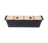 Rhawuy Faisseur d'eau à ossature d'abeilles 5L | Accessoires d'alimentation en Bois de pin et d'abeilles en Plastique | Facile à Installer pour Langstroth/Top Bar/Warre Bee Homes |