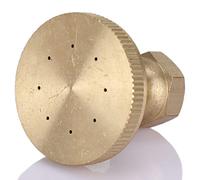 Rhawuy Garden Atomizing Nozzle G3 / 8 Copper | 8 - Hole High Pressure Spray Head for Agricultural Irrigation/Plant Protection Spraying | Sturdy Water Pipe Nozzle for Plants &