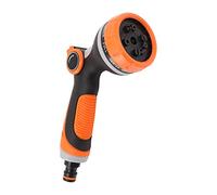 Rhawuy Garden Hose Nozzle Sprayer | High Performance High Pressure Water Nozzle for Plants/Lawns/Cars | 8 Spray Patterns, Ergonomic Grip, ABS Material