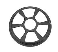 Rhawuy Grille en Maille pour Couvercle de Haut-Parleur |Housse de Protection Ronde pour Caisson de Basses de Voiture |Grille de Remplacement en métal pour Audio/stéréo/Haut-Parleur