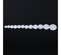 Rhawuy Kit d'engrenages en Plastique 12 pièces |Ensemble d'engrenages de Moteur pour Jouets Robots/Voitures Automobiles/projets de Bricolage |Module 0,5 avec Arbre de 2 mm |12 Types de