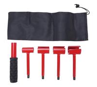 Rhawuy Kit d'outils de réglage de charnière de porte 4 en 1 | La cintreuse à charnière en acier élimine les espaces et les collages | Outil de réparation de charnière pour portes