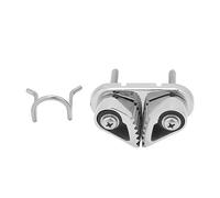 Rhawuy Marine Cam Cleat 316 Stainless Steel | High Load & Oxidation Protected for 3-12mm Rope | Sailing Cleat for Kayaking/Canoeing/Dinghy | Strong Holding Performance Cam Tooth