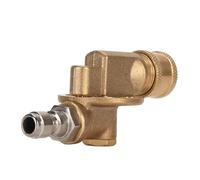 Rhawuy Raccord pivotant à Connexion Rapide 1/4 po |Buse de Nettoyeur Haute Pression 4 500 psi |Angle réglable pour l'entretien du Jardin, de la Voiture et de la terrasse |Raccord en (7 Level)