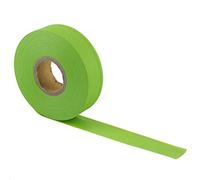 Rhawuy Ruban de marquage haute visibilité |Ruban de sentier en PVC robuste de 147 pieds pour le camping/randonnée/limites |Ruban d'avertissement non adhésif, orange ou vert (Verte)