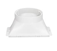 Rhawuy Universal AC Hose Coupler | 130mm / 5in Diameter for Clockwise & Counterclockwise Threads | Portable Vent Adapter for Window AC Units/Portable Conditioners