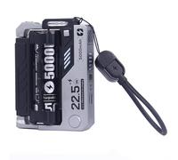 RHAYLE Power Bank 20 000 mAh 22,5 W Fast Charge Tactique Mechanical Toy Mobile Power Replaceable Battery Chargeur portable C+L ual Line Supports Ligning and Type-C Bidirectional entrée/sortie (1)