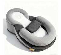 Rhayle Reducteur de Lit Bebe Enfant,15° Plan Incliné Coussin Matelas, Prendre Soin de La Peau Anti Reflux Coussinet Allaitement, Confort Cosy Mobile Cale Tete Lateral sur Le Cote Berceaux