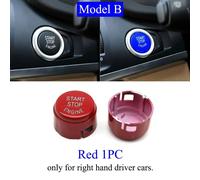 Rhd Start Stop Push Button Switch,Auto Engine Ville Off Cover Cap,Accessoires De Voiture Pour Bmw Bery Tage Series F25 F26 61319153831 - Type Red B 1pc