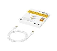 RHDMM2MPW Câble HDMI de haute vitesse avec Ethernet de 2 m - 4K 60 Hz - Premium - Premium High speed - câble HDMI avec Ethernet - HDMI mâle pour HDMI