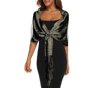 Rheane Châle, étole pour robes de soirée, avec boucle, pour femme, Large