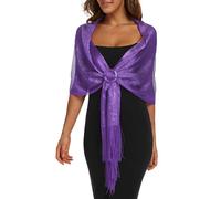 Rheane Châle, étole pour robes de soirée, avec boucle, pour femme, Large