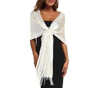 Rheane Châle, étole pour robes de soirée, avec boucle, pour femme, Large
